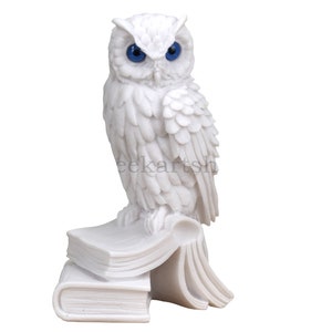Owl of Goddess Athena symbol of Wisdom & Education Greek Statue Sculpture figure decor ornament