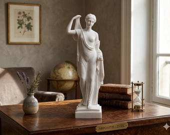Aphrodite Venus Genetrix Statue Greek Roman Goddess Sculpture Cast Marble Museum Copy 9.84 Inches - 25cm Home Decor