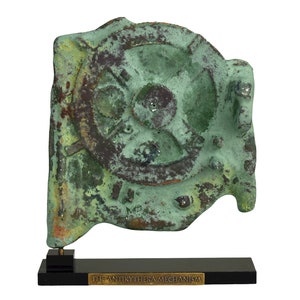 Antikythera-mekanism replika museumskopia första analoga datorn antikens Grekland teknologi