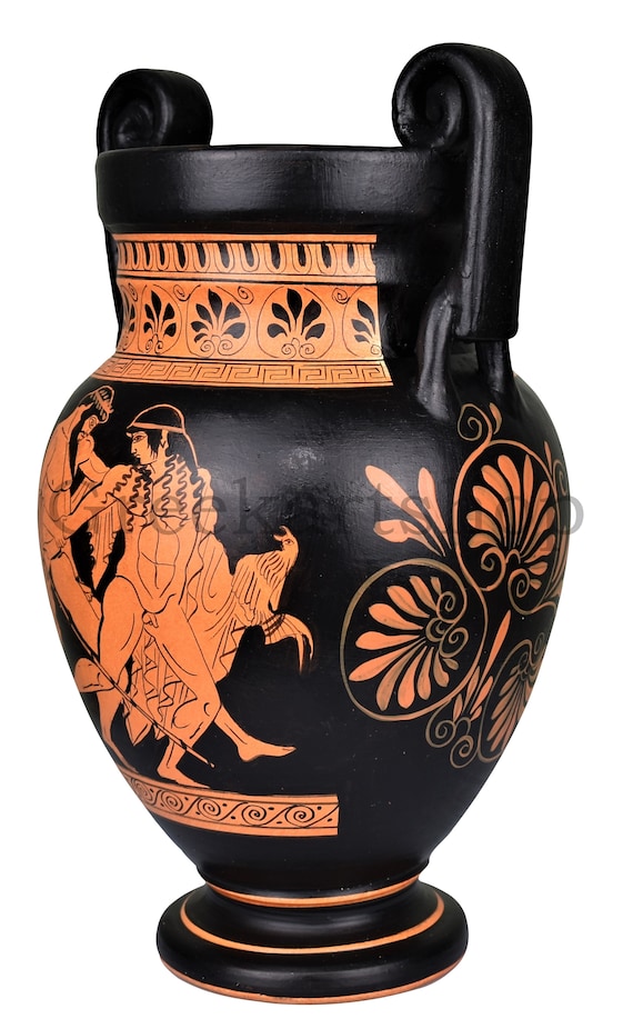 ゼウス神がガニュメデスの花瓶を奪う 古代ギリシャの陶器 同性愛 ゲイ