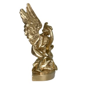Generic Cupido & Psyche Griekse God Eros & Soul Love Cast marmeren standbeeld sculptuur verouderde kleur, Patina