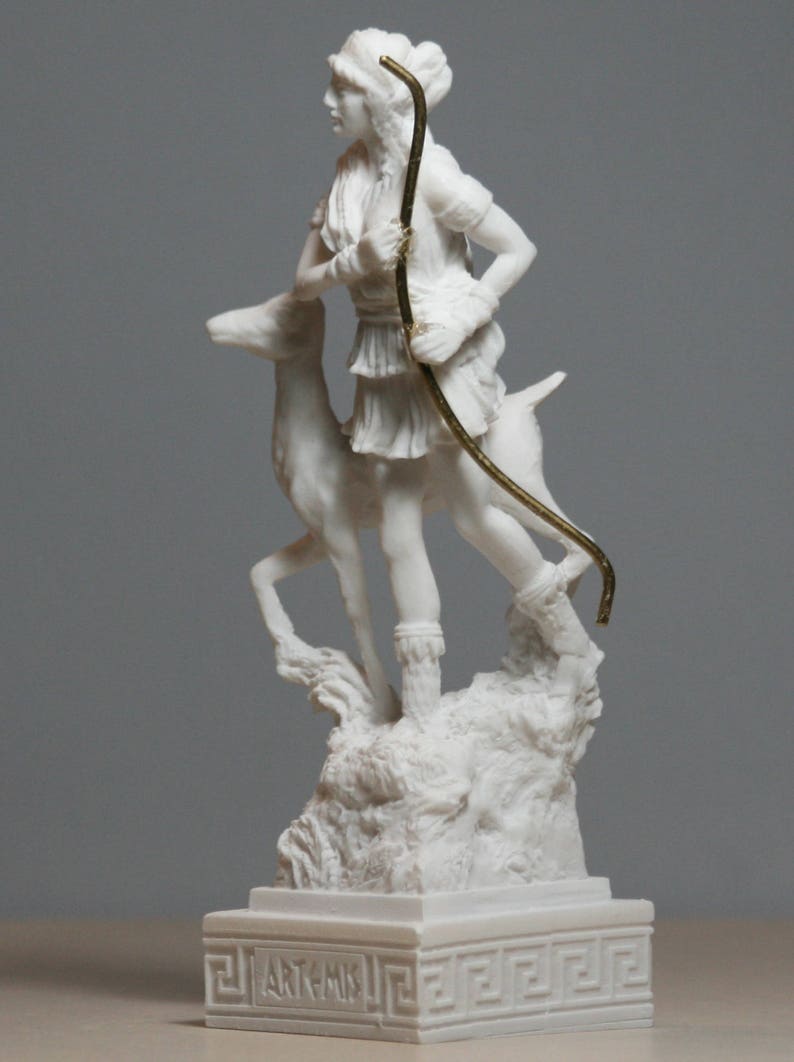 Greek Roman Goddess Artemis Diana Statue Sculpture Figure ...