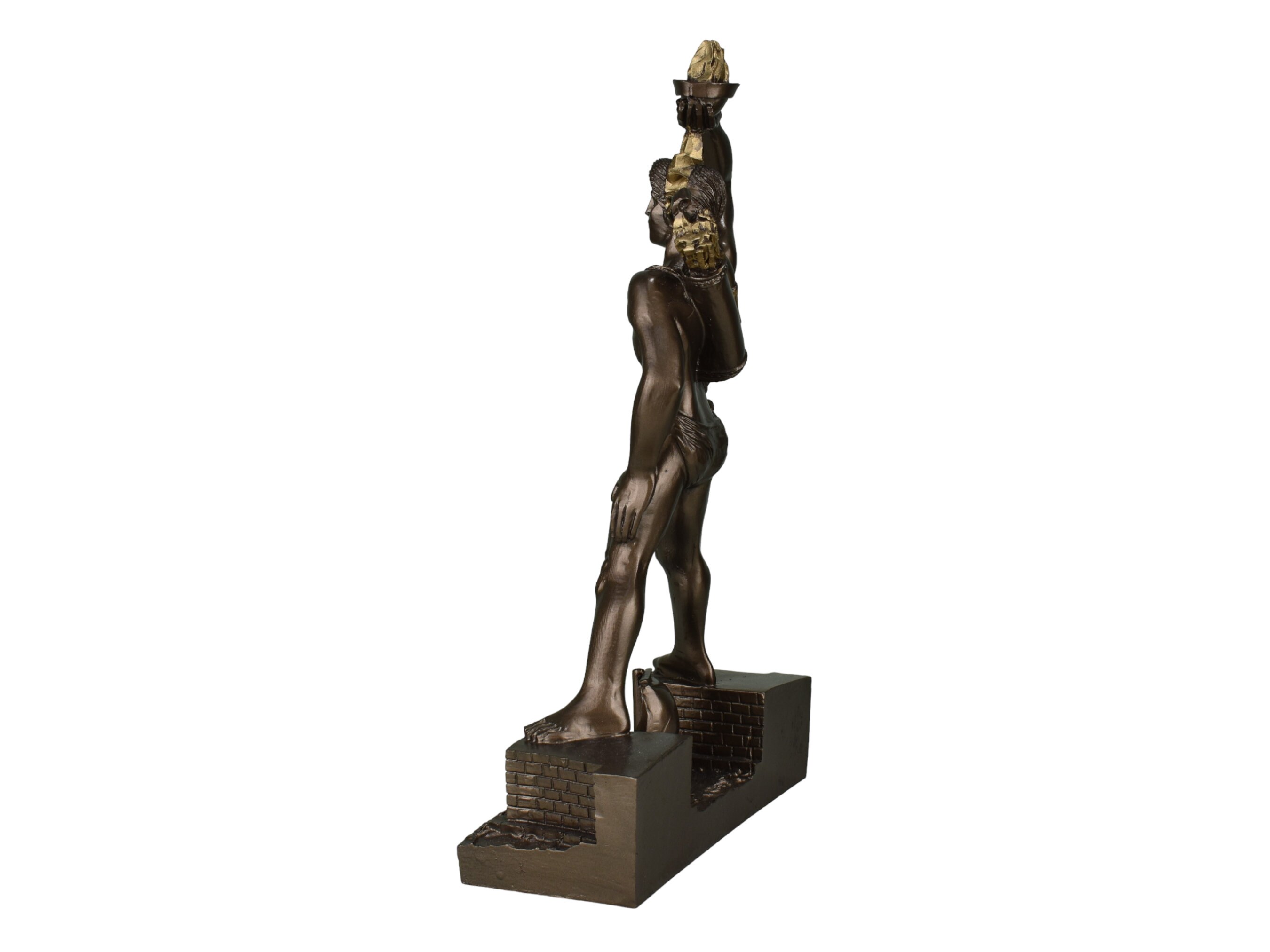 Colossus of Rhodes Statue - Greek Sun God Helios, Cast Marble Bronze ...