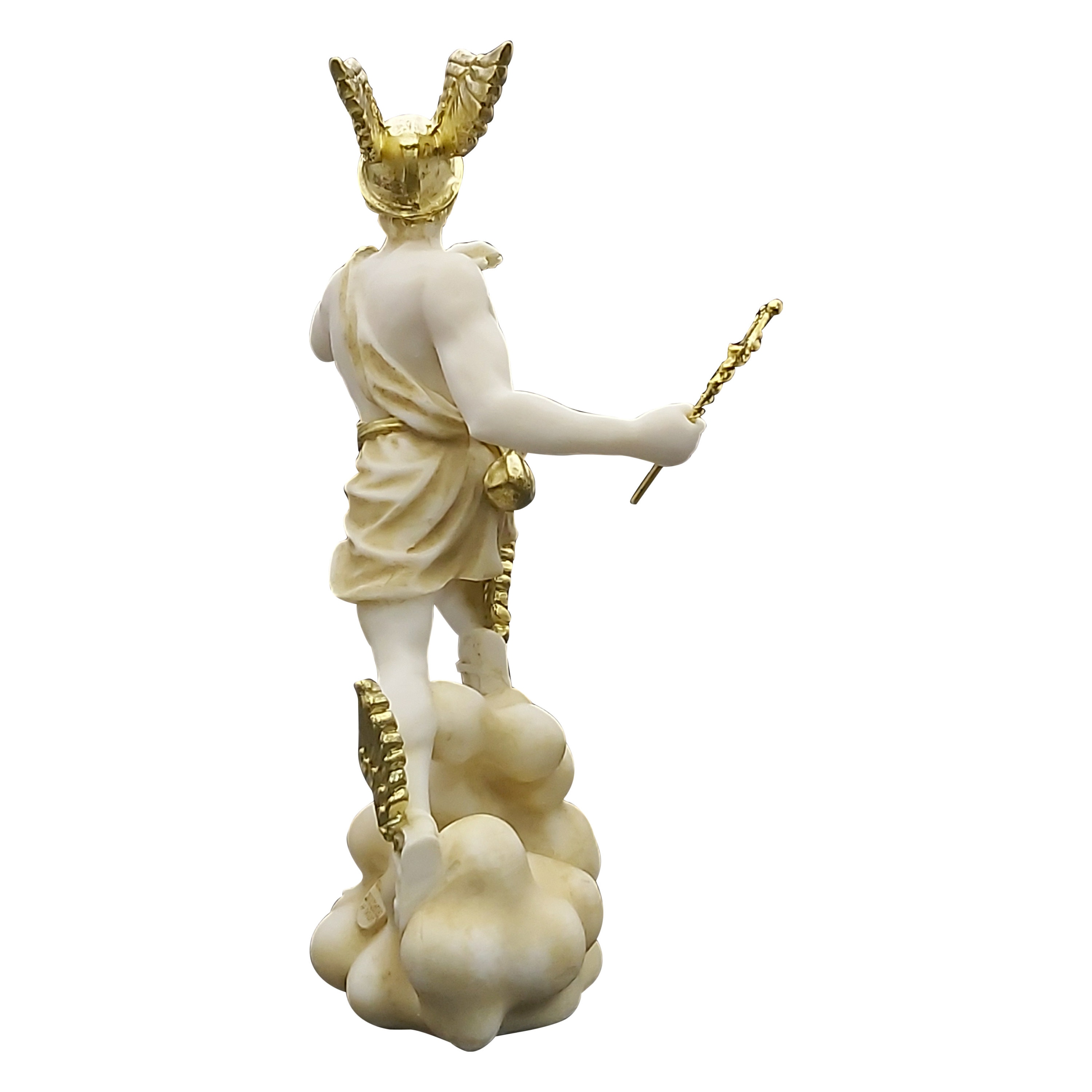 メルクリウス (Mercurius) ヘルメース (Hermēs) 高さ47cm Flying Hermes Mercury Greek Roman God Messenger Statue Sculpture