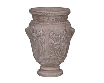 Orpheus with lyre Vase Ancient Greece Terracotta Pottery Home Decor