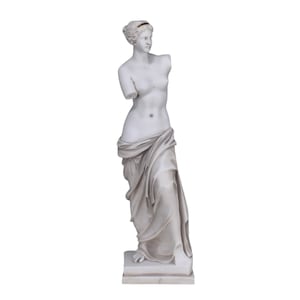 Venus De Milo Greek Goddess Aphrodite Cast Marble Museum Copy  Statue Sculpture 15.55 inches  - 39,5 cm