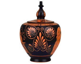 パンドラの箱と女神の希望の宝石瓶花瓶古代神話ギリシャ陶器陶器