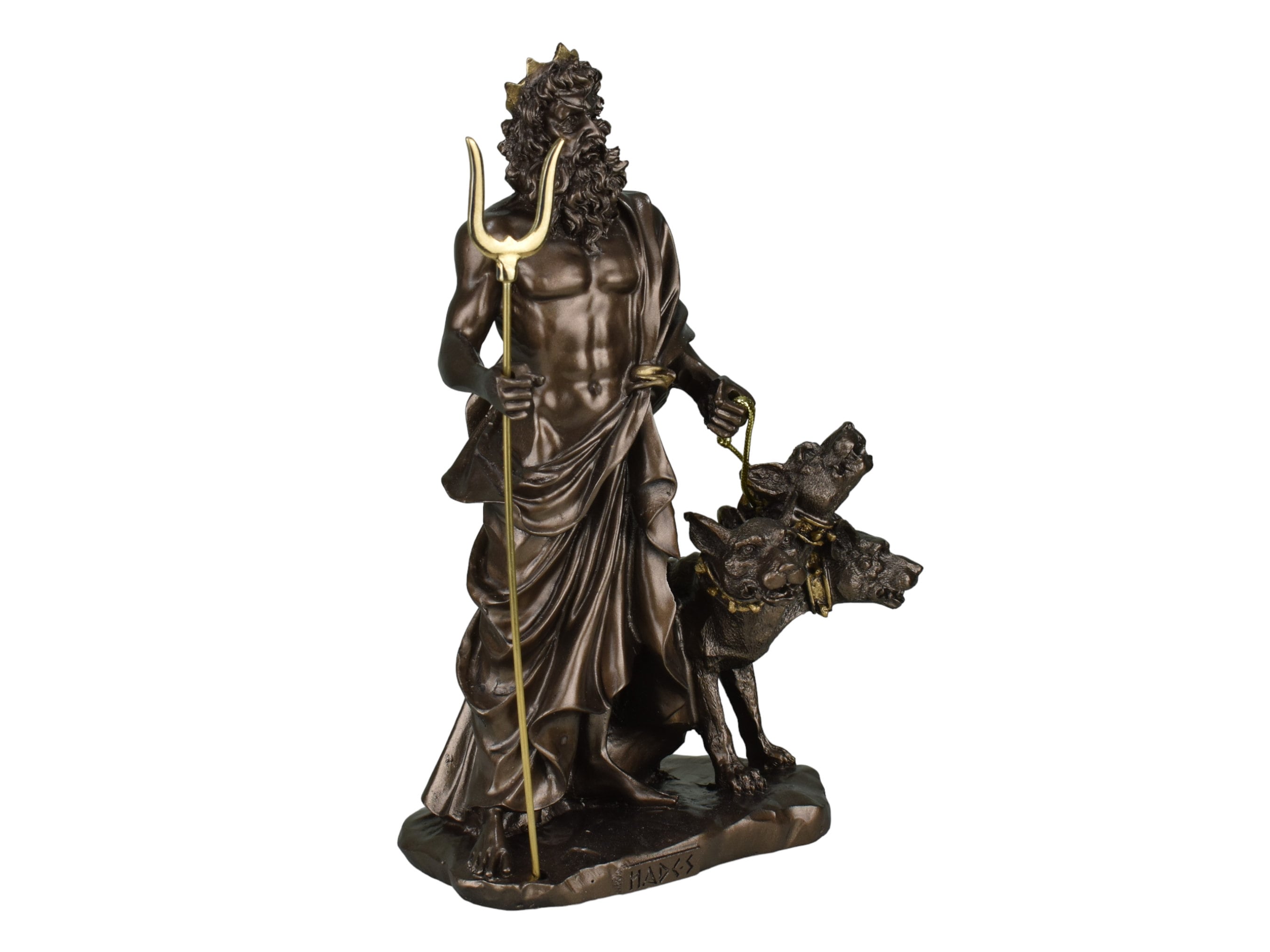 2004年 ギリシャ神 ケルベロスを連れたハデス（ハーデス) 置物 2004年 ギリシャ神 ケルベロスを連れたハデス（ハーデス) 置物 2004年