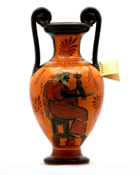 Greek Goddess Aphrodite God Dionysus Vase Pot Ancient Greek Etsy