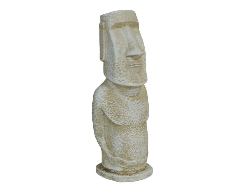 MOAI Sculpture Statue Figure Easter Island Hard Plaster - Etsy