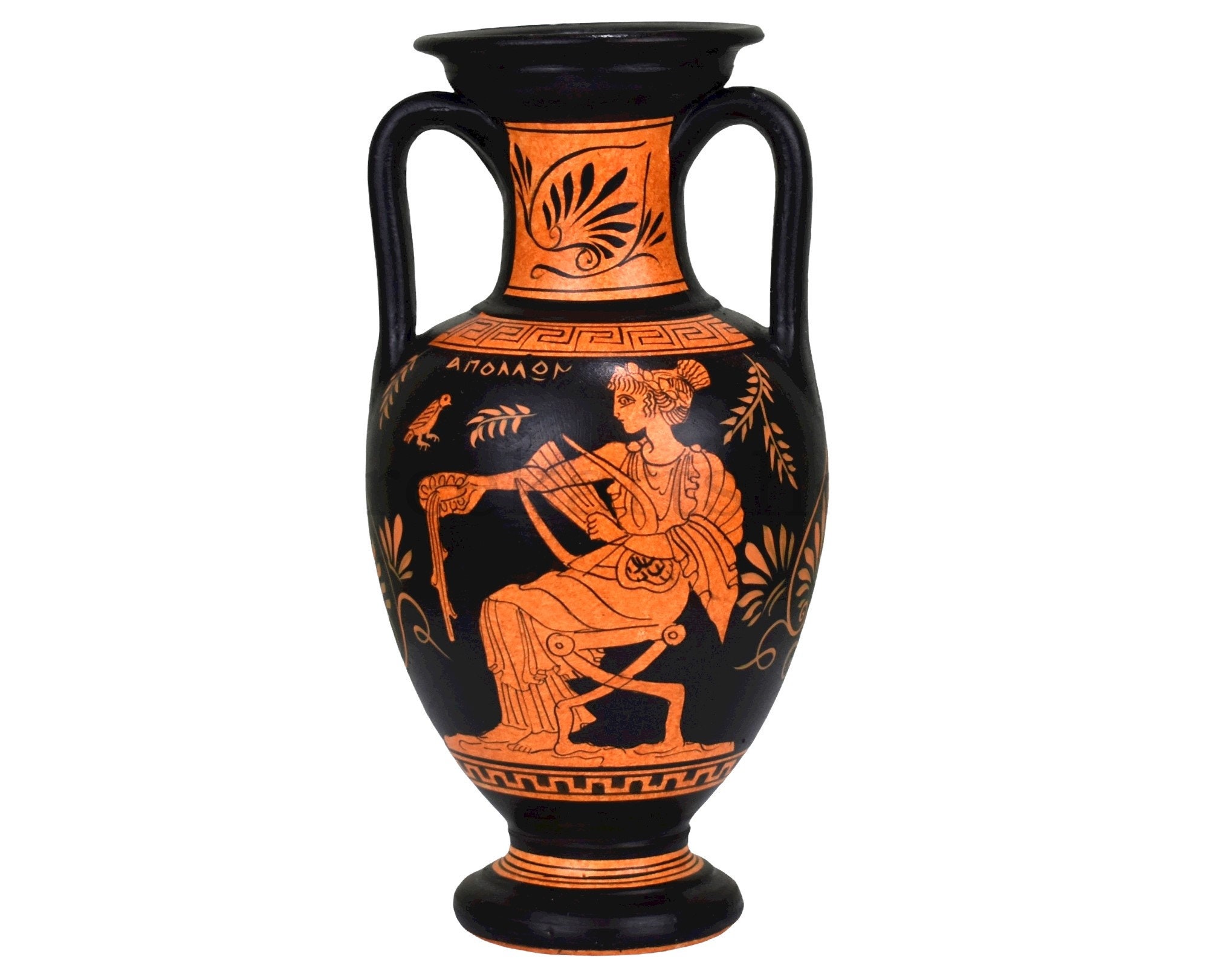 アポロ神とダフネの絵画 古代ギリシャの花瓶陶器 - Etsy 日本