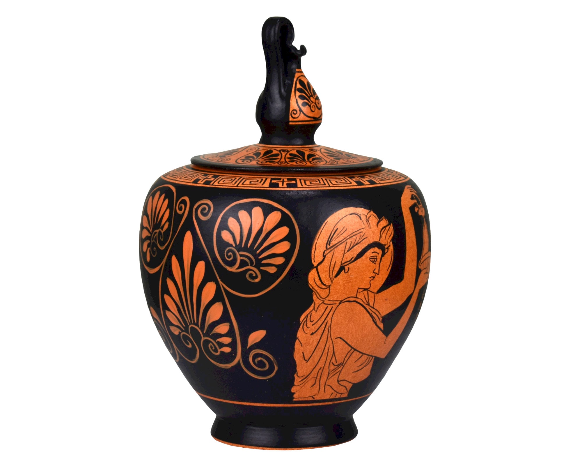 Kratimenos ギリシャ製 花瓶 壺 24K金彩 ハンドメイド 古代神話 Kratimenos ギリシャ製 花瓶 壺 24K金彩 ハンドメイド 古代神話