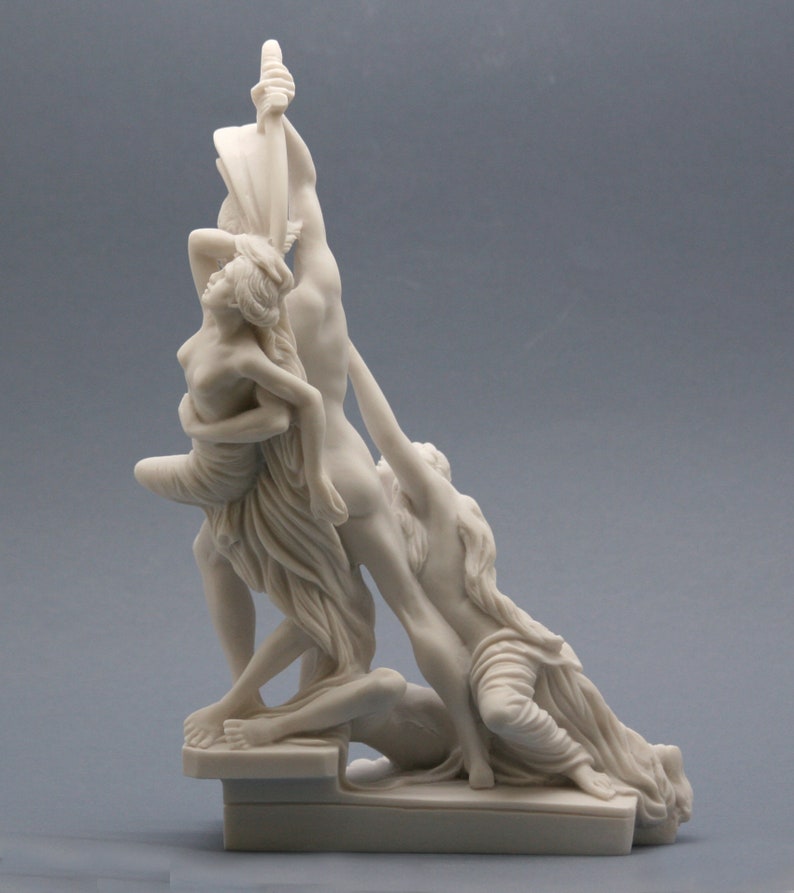 Î¤he Rape of Polyxena Greek Hero Achilles Cast Marble Statue | Etsy