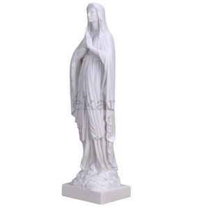 Our Lady Blessed Virgin Mary Greek Cast Marble Statue Sculpture 15.75 inches 40 cm image 2