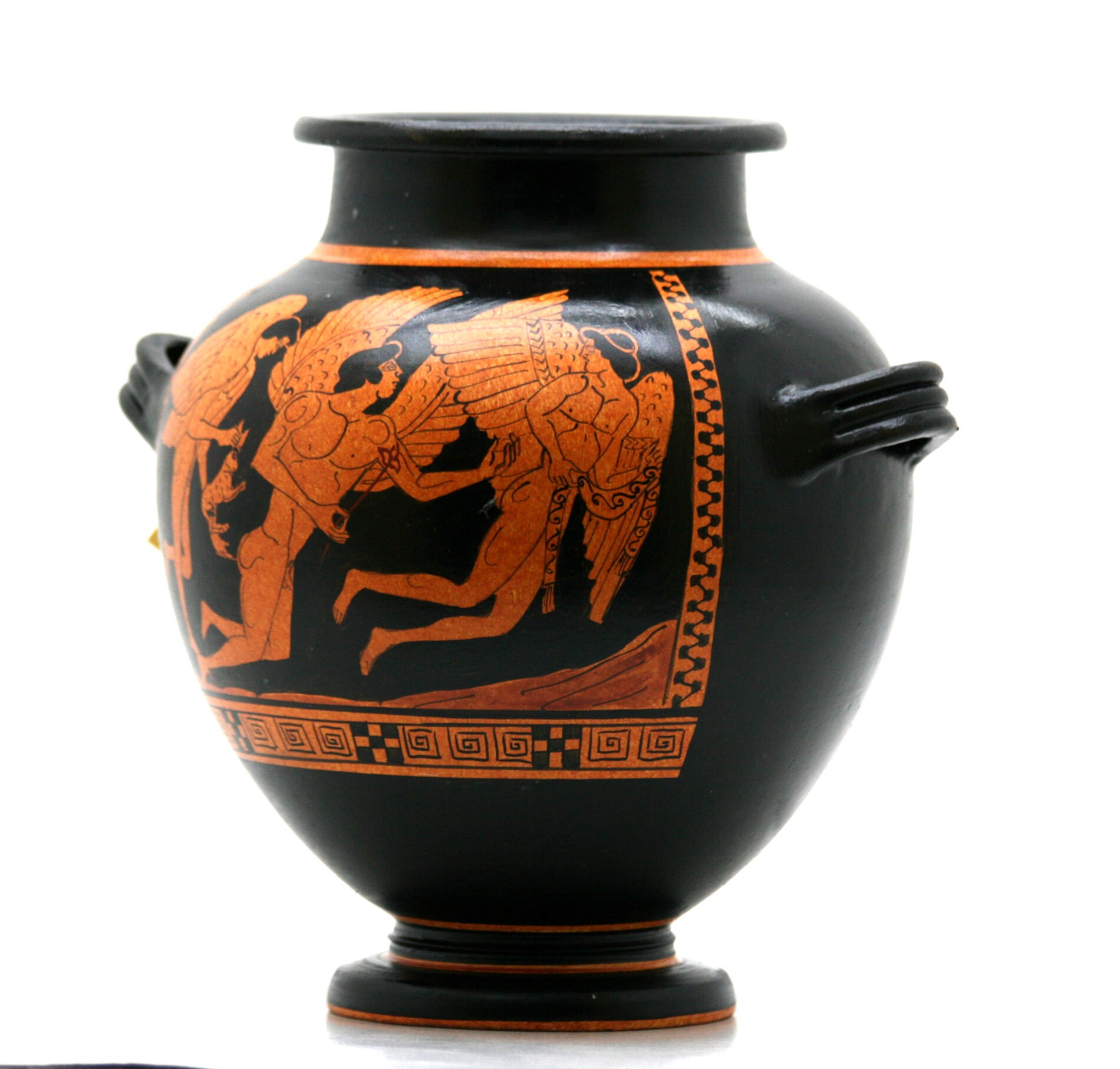 Odysseus & Sirens Stamnos Ancient Greek Ceramic Vase Pottery Etsy