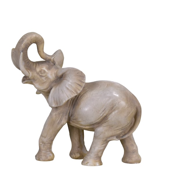 l'éléphant porte bonheur symbole richesse statue sculpture figurine jets marbre