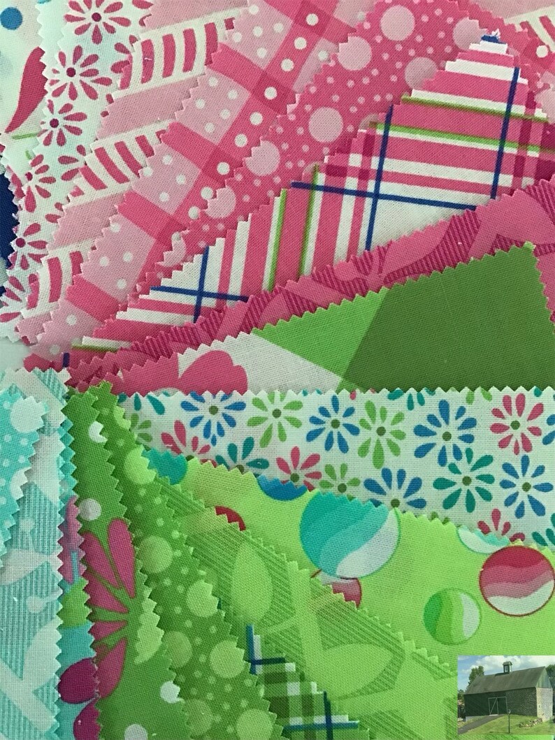 Picnic Pop Charm Pack by Me & My Sister Designs Moda Etsy