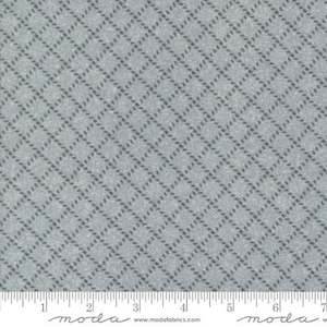 Farmhouse Flannels III Pewter Diamond Grid Yardage by Primitive Gatherings for Moda Fabrics, 49271 14F Sold by the Yard, Cotton