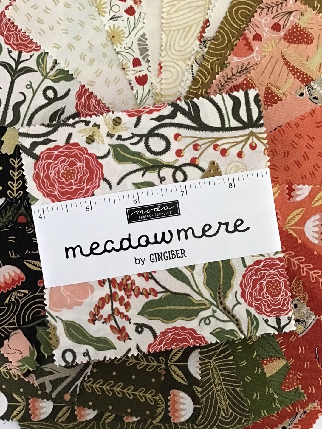 Meadowmere Charm Pack by Gingiber for Moda Fabrics 42 Etsy