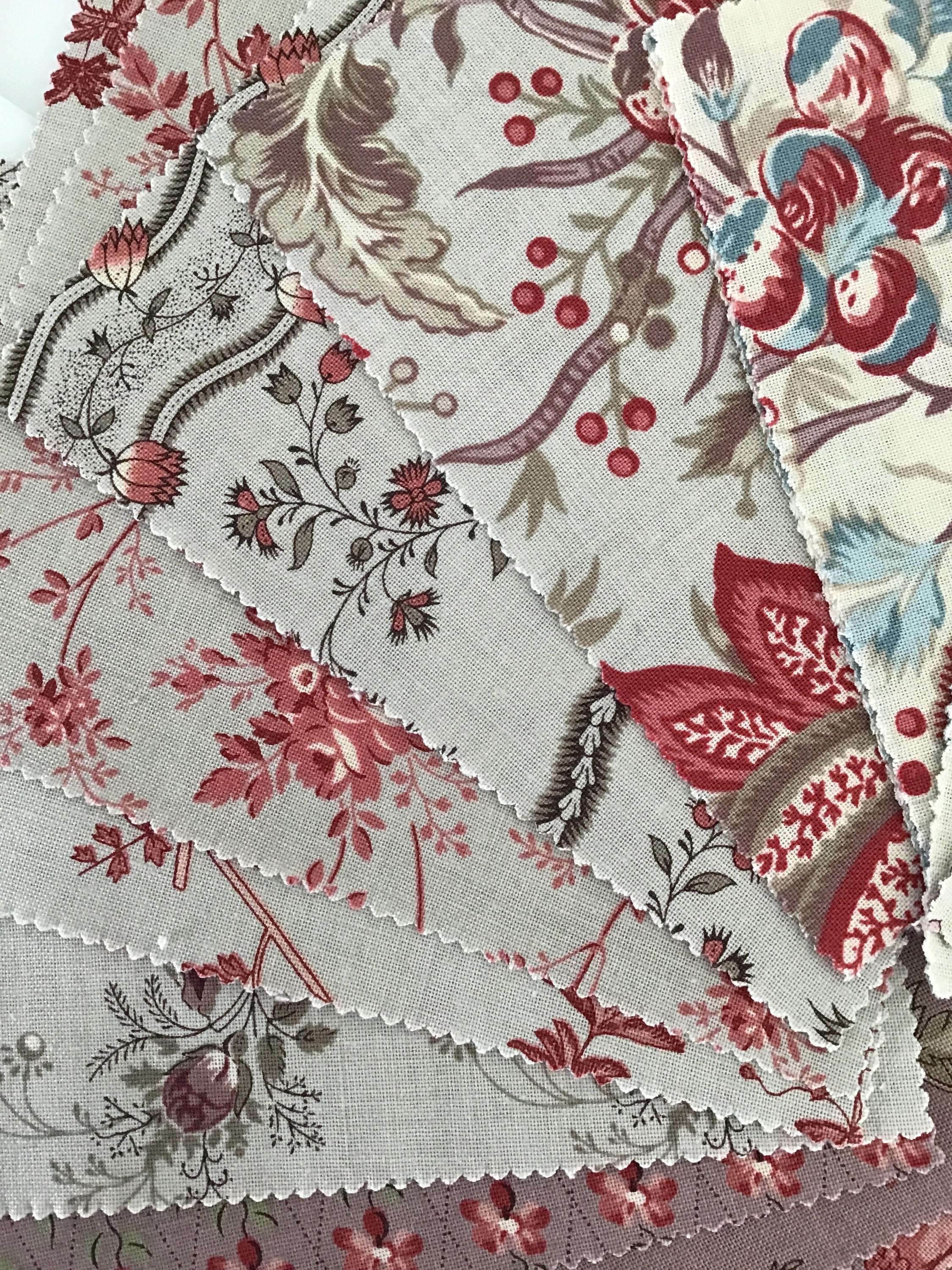 Fleur De Paris Jelly Roll by French General for Moda Fabrics, (40) 2 1/ ...