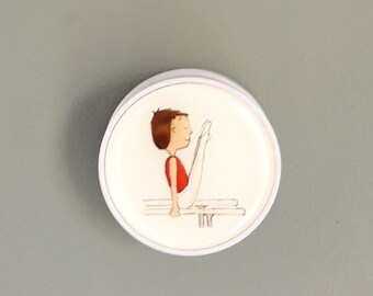 Boys Gymnastics Phone Holder & Stand | Gymnast Gifts and Accessories | Original Illustrations by Caity-Lou Studios x KC Designs