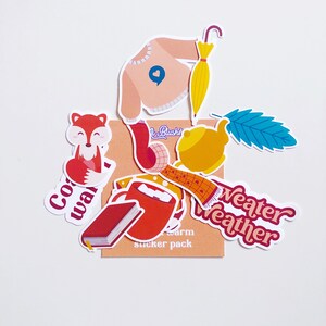 Cozy & Warm Stickers | Sweater Weather Sticker Pack | Phone Sticker | Laptop Sticker