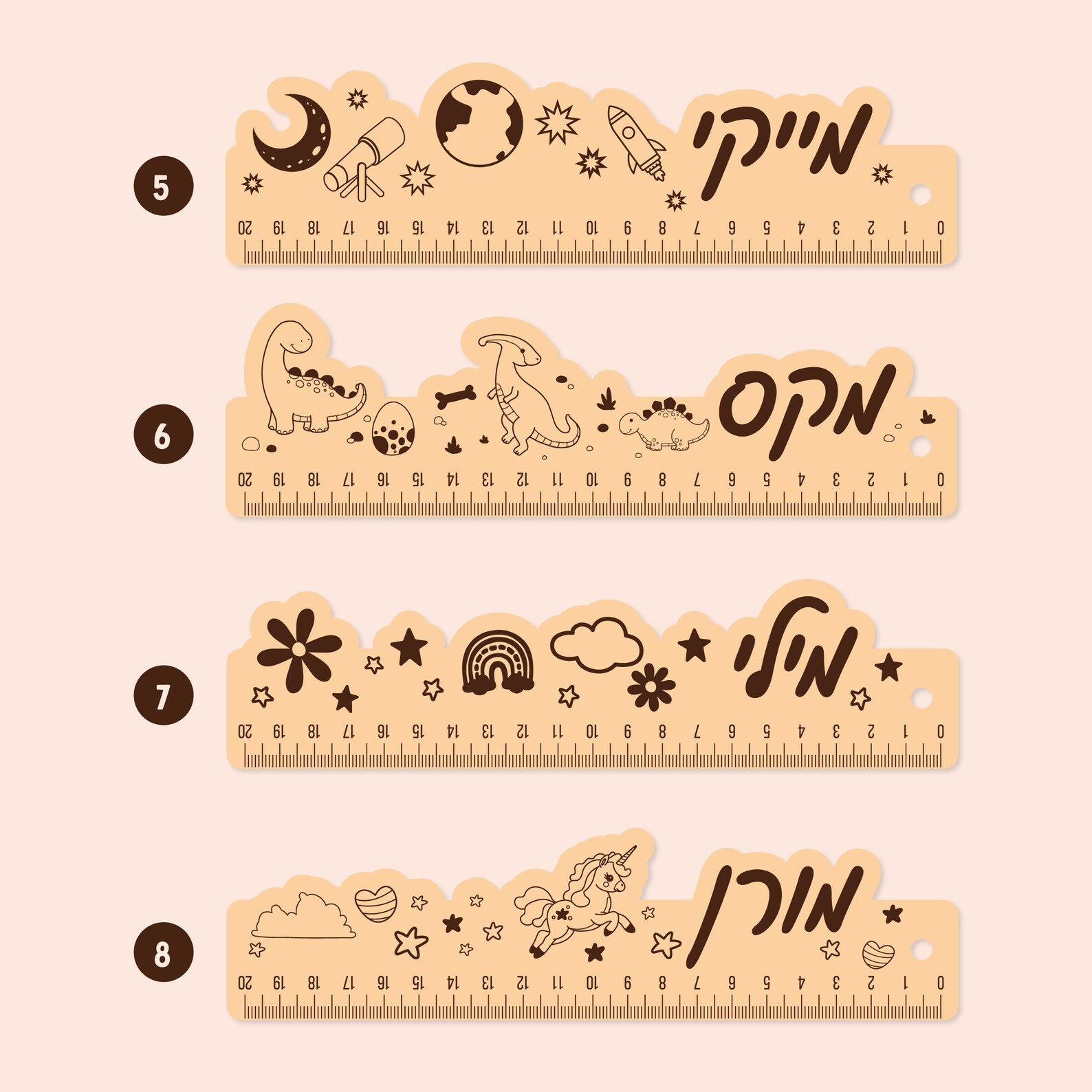 Personalized Ruler | Personalized Wood Ruler | Teacher Gift | Custom ...