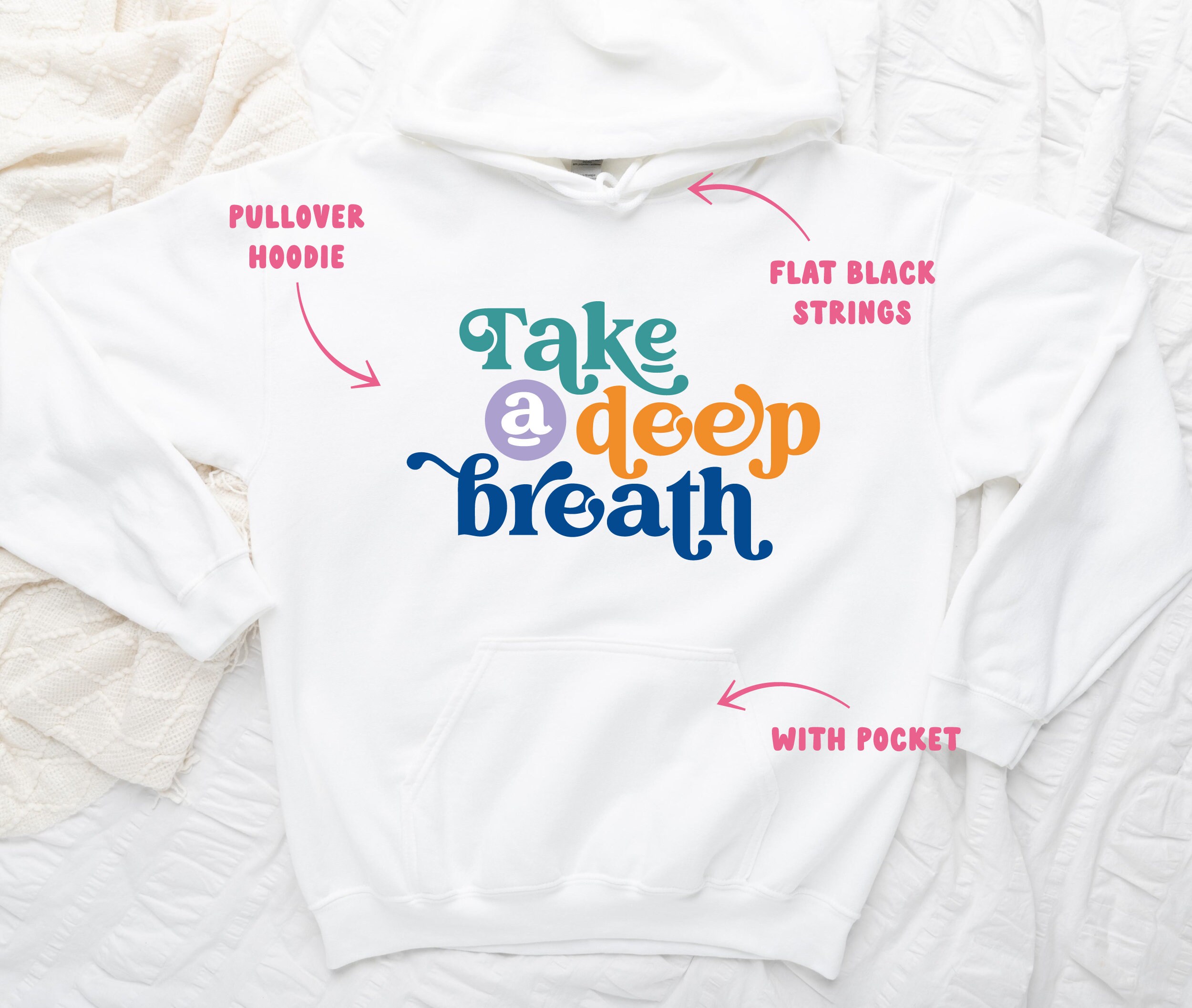 Take a Deep Breath Hoodie Mental Health Deep Breath Hoodie - Etsy