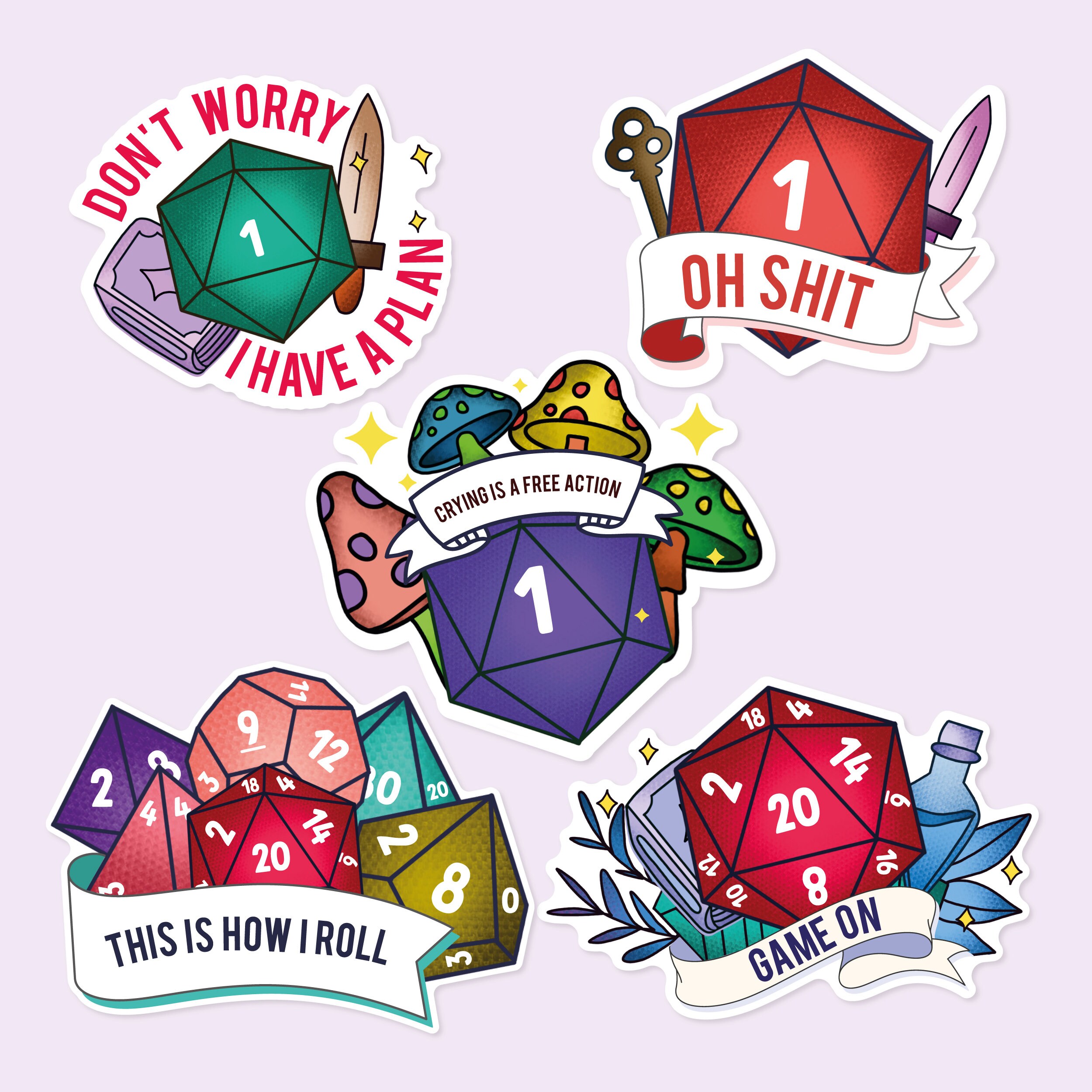 Dnd Switch Sticker DND Stickers | D&D Sticker Pack | Vinyl Sticker | Phone Sticker ...