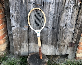 Vintage Tennis Racket, Wooden Rackets, Tennis Equipment, Racquet Sports, Sports Decor, Tennis Player Gift.