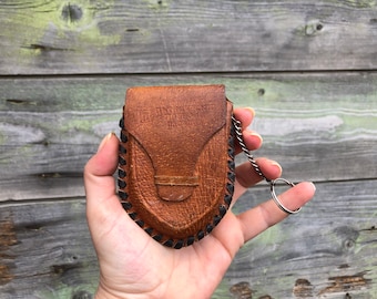 Leather purse, Leather wallets, Vintage purse, Money clips, Money holder, Coin holder, Brown leather wallet, Genuine leather.