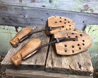 Vintage houten schoen duurt schoen brancards Schoenen Inlegzolen & Accessoires Schoenenrekken primitieve houten gereedschappen. schoenvormen schoenbomen schoengereedschappen 