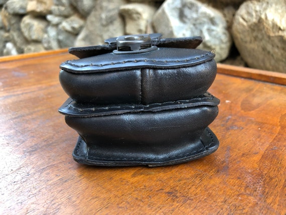 Vintage Leather Belt Pouch, Leather Belt Bag, Bel… - image 6