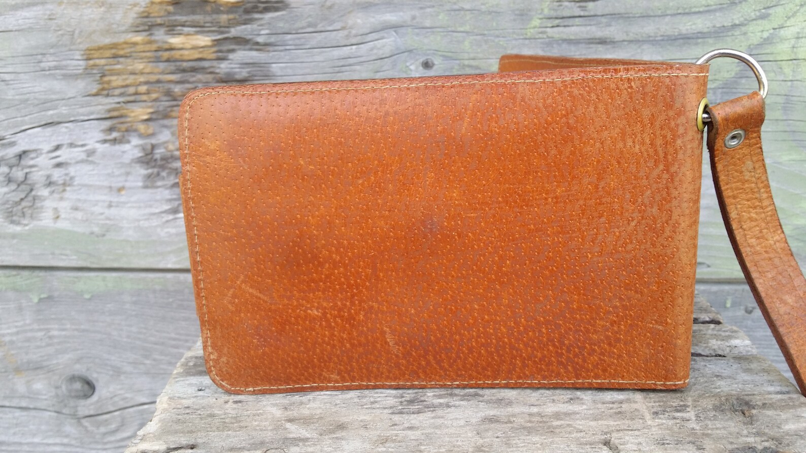 Leather mens wrist bagNever used wristlet wallet Wrist Etsy