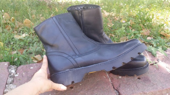 Leather boots, Mens combat boots, Military boots,