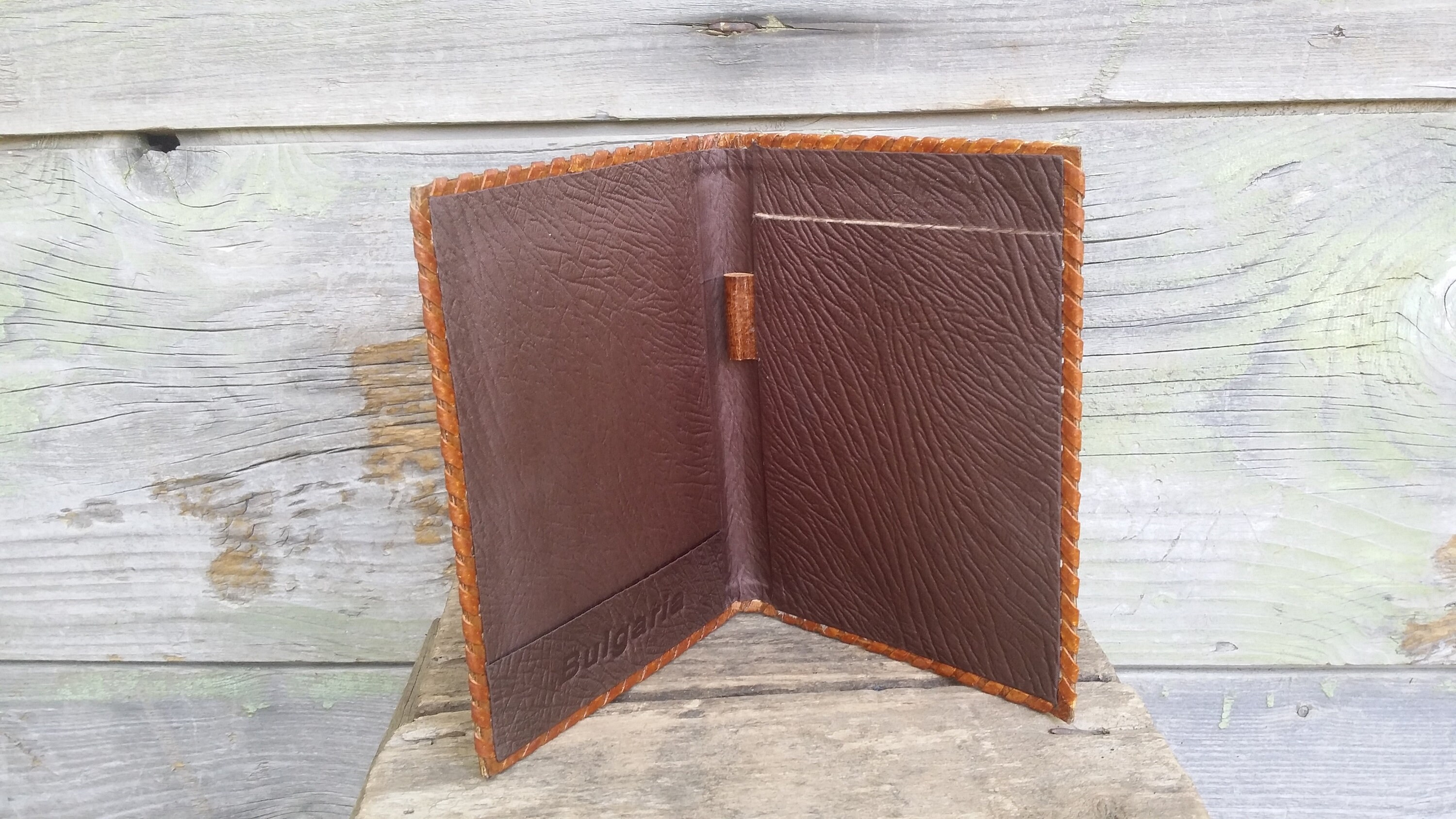 Vintage Leather Notebook Writing Pad Cover Leather Etsy UK