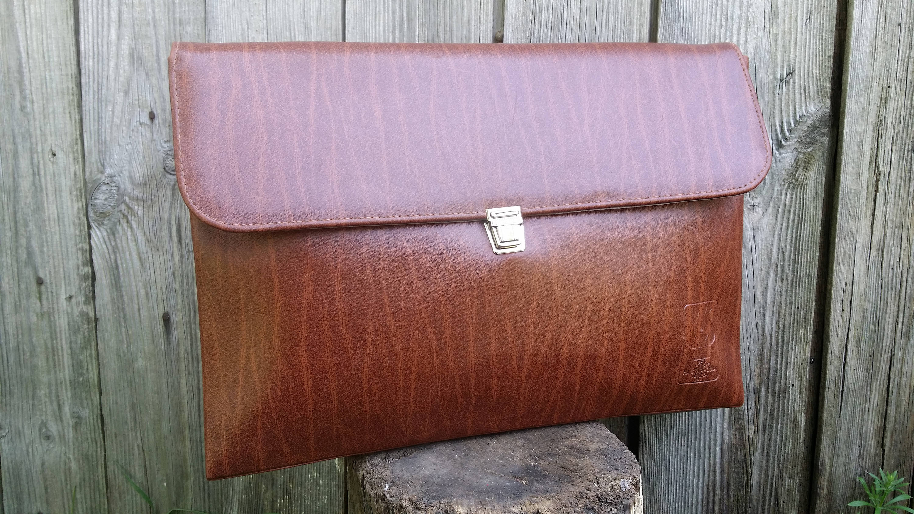 Vintage Leather Portfolio Leather Folder Vintage Paper Etsy UK