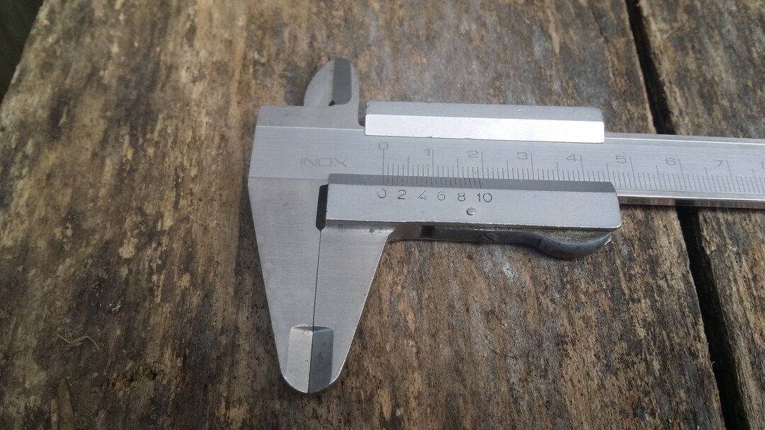 Vintage Caliper, Jewelry Measuring Tools, Metal Caliper, Slide Steel