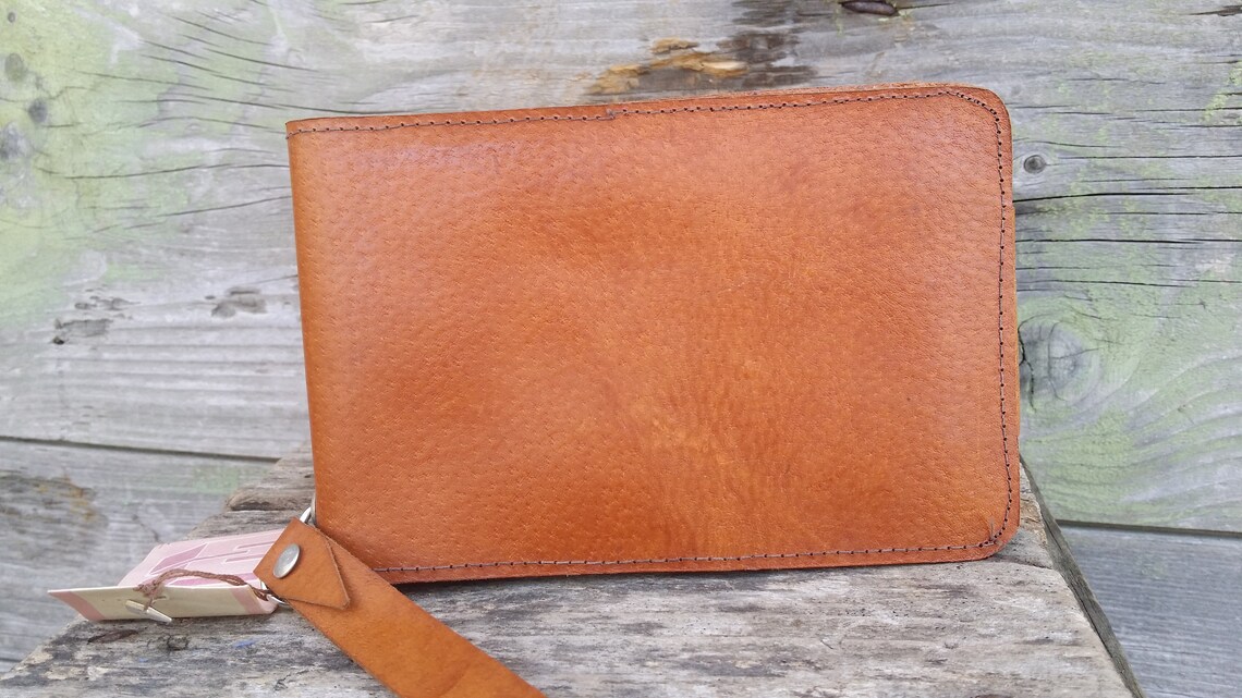 Leather Mens Wrist Bagnever Used Wristlet Wallet Wrist Etsy