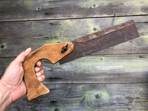 Vintage Saw Rusty Saw Vintage Hand Saw Antique