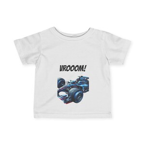 Vroom! Infant Race Car Tee - Uroczy T-shirt dla małych sprinterów