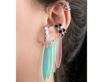 Harley Quinn Lightning Earrings Custom Earrings Original Jewelry Craft Jewelry Creative Custom Earrings