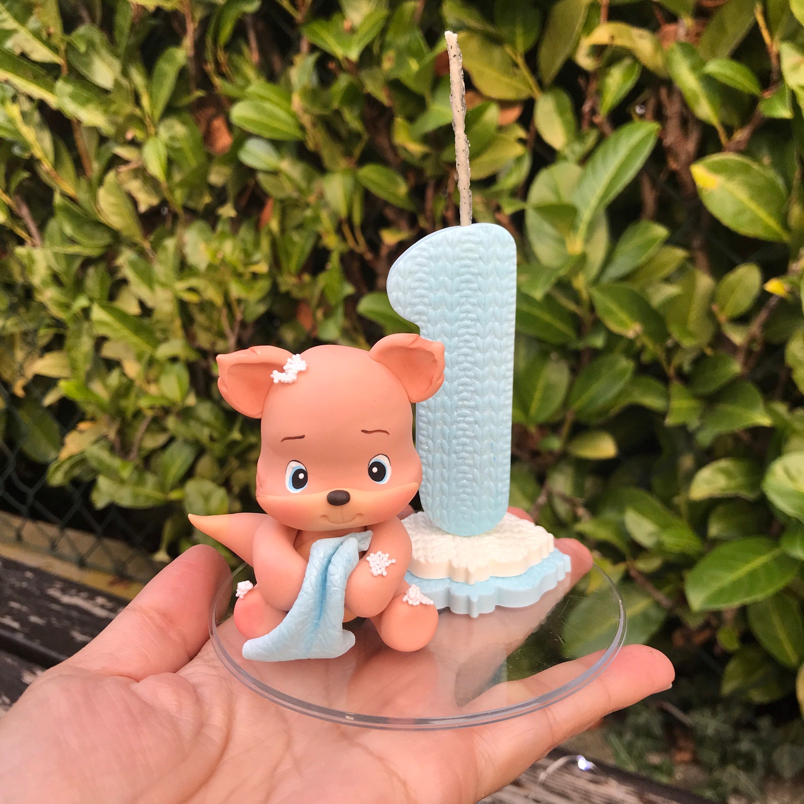 Custom Candle Fox Etsy