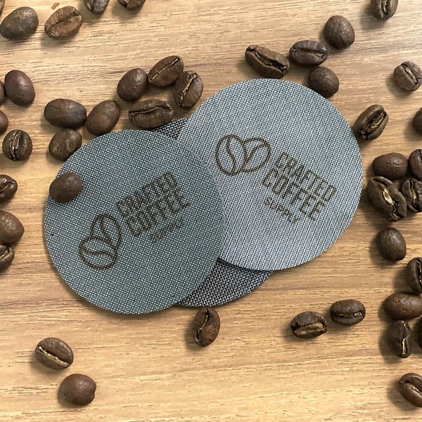 Premium Espresso Portafilter Puck mesh screen 316 Stainless Steel for Espresso Portafilters - Perfect Fit for Breville (53.5mm/50.5mm)