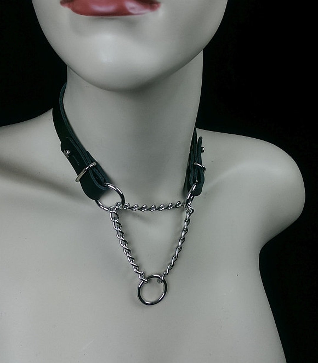 Perdita's Colar Collar Choker Model Perdita Leather - Etsy
