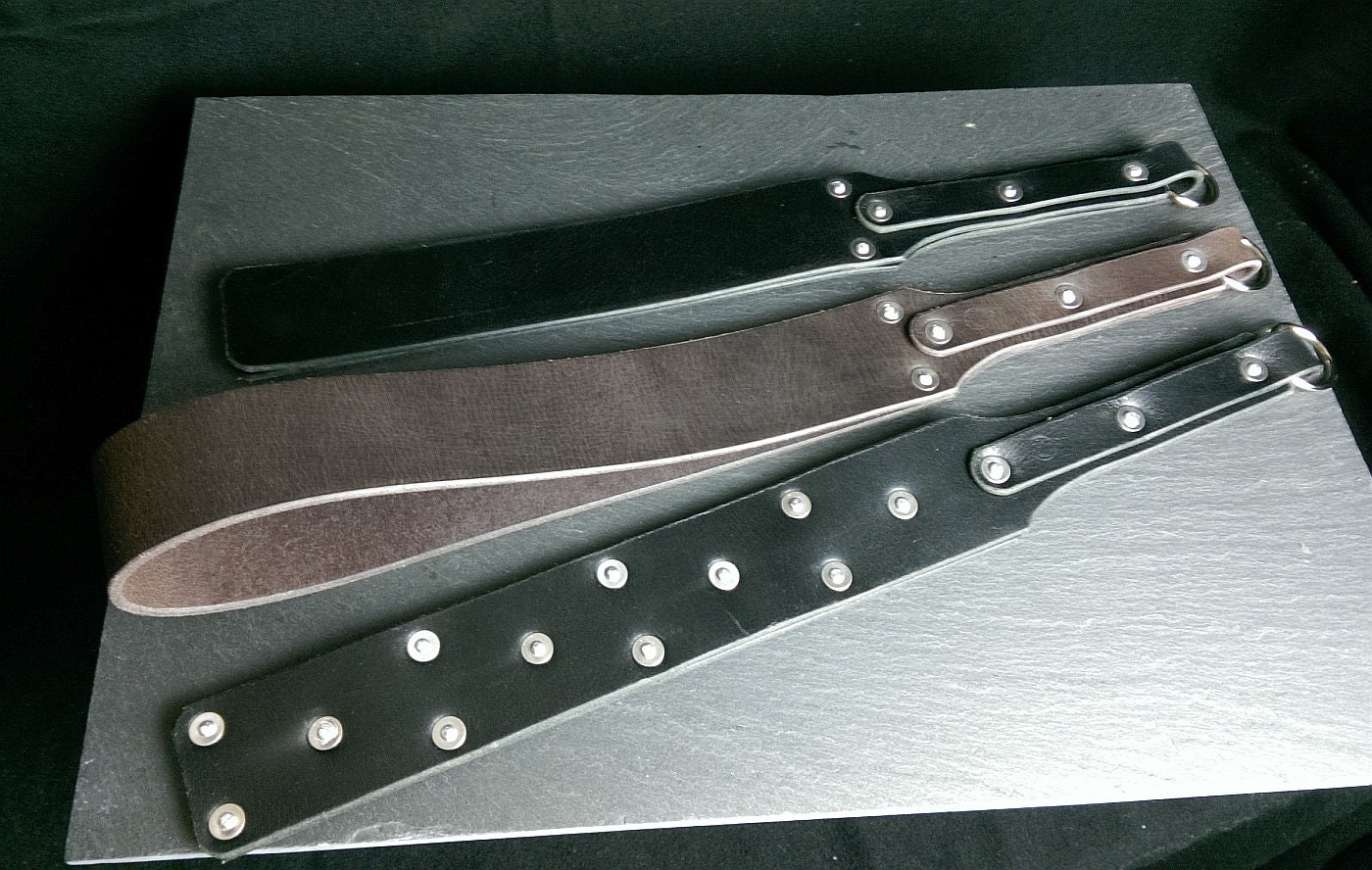 Spanking Belt Paddle Strap Model slap in Three Etsy