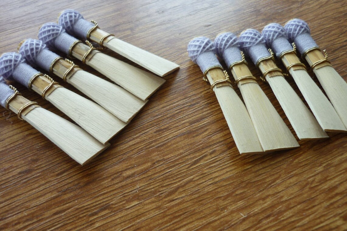 10 Bassoon Reed Blanks From Medir Canes /dukov_reeds Mrf2/ Etsy
