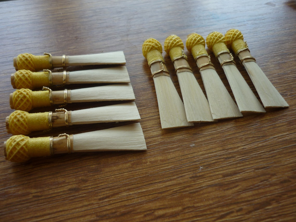 10 bassoon reed blanks from Alliaud cane /dukov_reeds Etsy