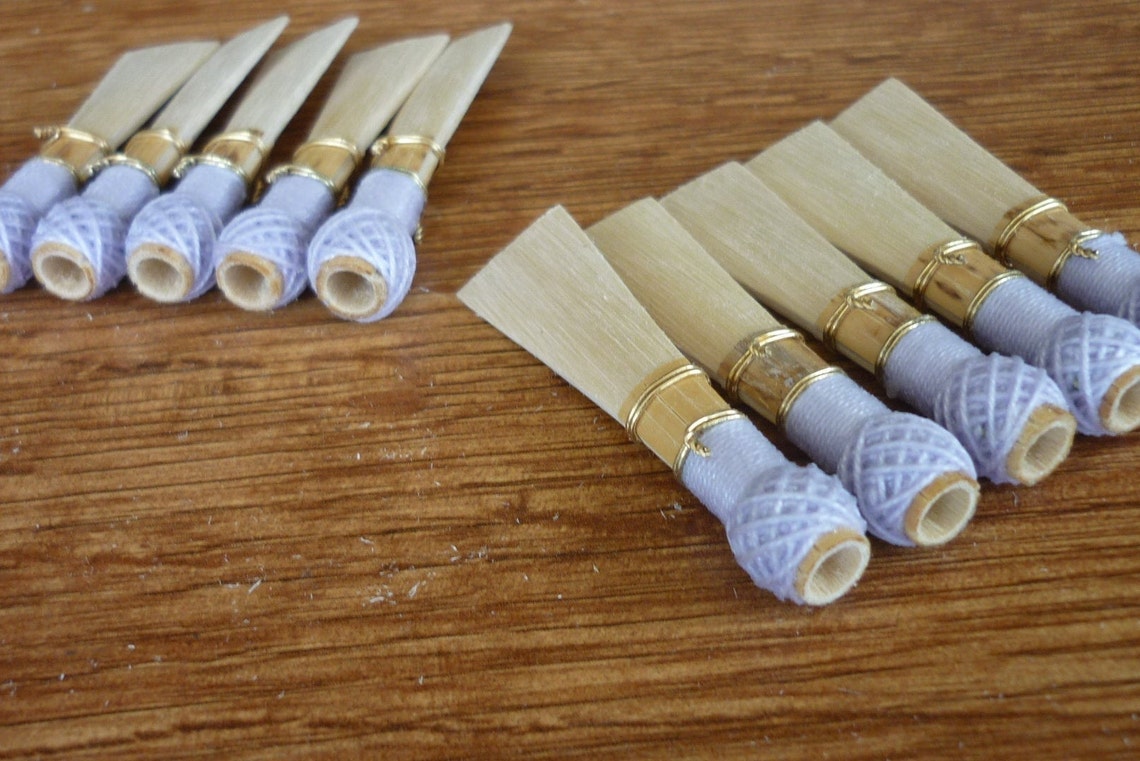 10 Bassoon Reed Blanks From Medir Canes /dukov_reeds Mrf2/ Etsy