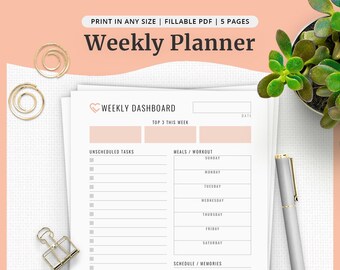 Planner pages | Etsy